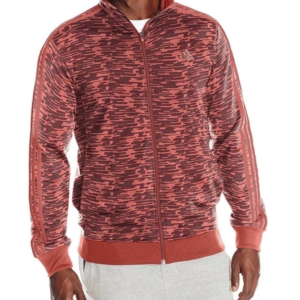 Men's adidas Red Digital Print track jacket size XL